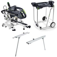 Festool 575342 110V KAPEX KS60E-Set/XL-UG GB Sliding Compound Mitre Saw With R/L Trimming Attachments & UG Underframe St £1,745.00